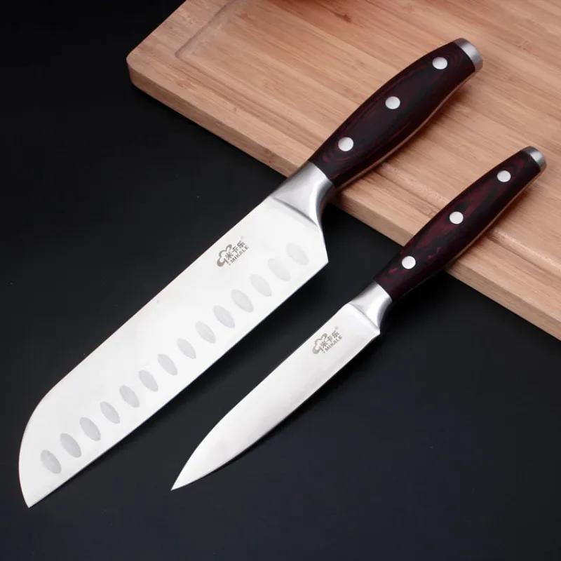 MISGAR Нержавеющая сталь Кухня Многоцелевой Набор ножей ломтерезка Santoku шеф-повар Ножи инструмент для очистки овощная Дыня Фрукты Ножи