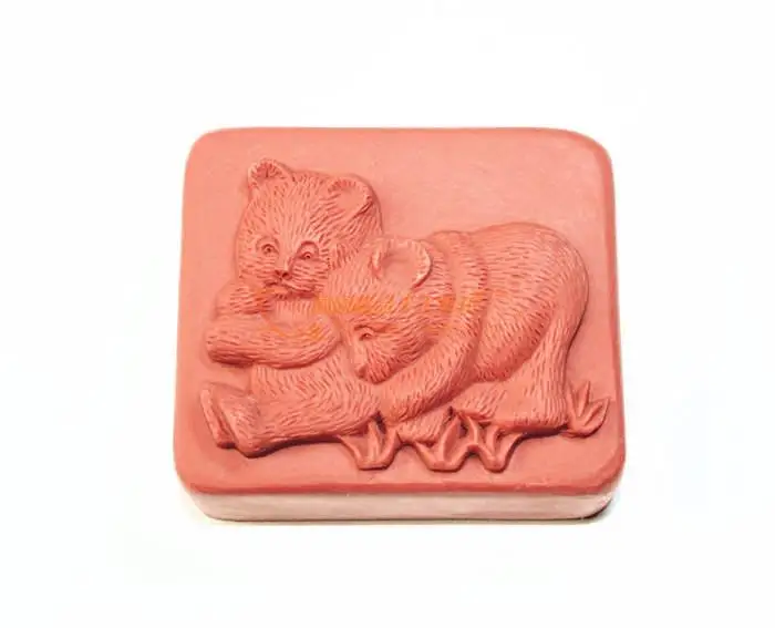 

Panda Silicone Soap mold Handmade 3d silicone mould DIY Craft molds S145