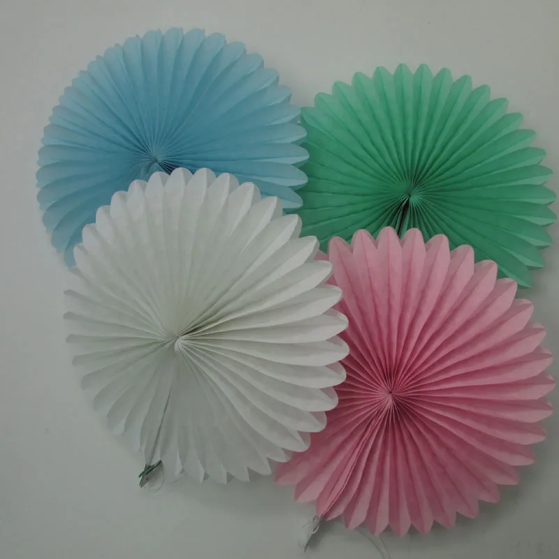 10pcs per lot decorative royal blue mint hanging Honeycomb Tissue Paper