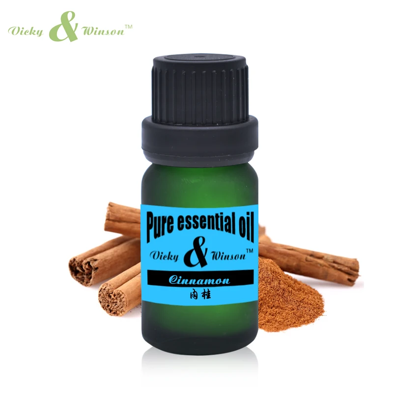 

Vicky&winson Cinnamon essential oil 10ml cinnamomum zeylanicum oils Tighten the skin Soothe the digestive tract VWDF36