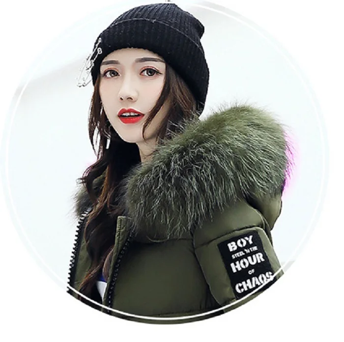 Winter Women Coat Jacket Warm High Quality Woman Jacket Winter Coat Hood Real  2017 New Winter Fashion+1