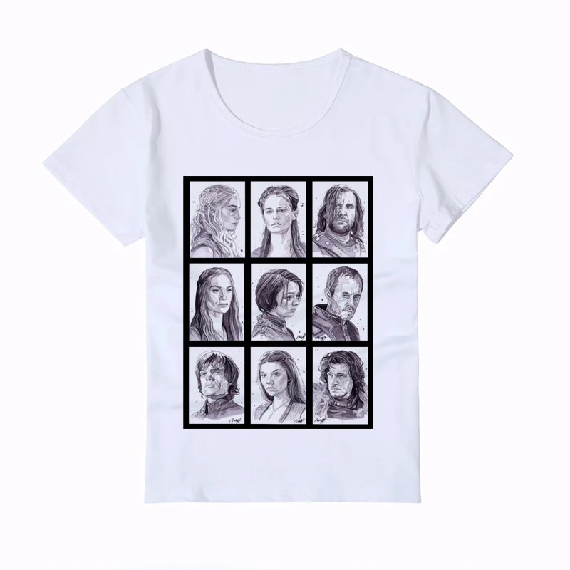 

New Children's Game of Thrones Character series Style T Shirts Fashion Lron Throne Boy Girl T-shirts Summer Baby Tshirts Y5-7