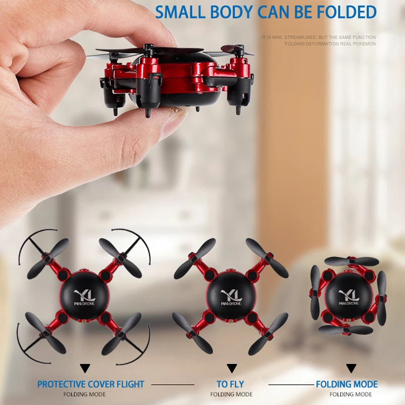 9x9 см мини Drone Игрушечные лошадки 6 осей Quadcopter Радиоуправляемые игрушки мигающий светодиод самолет подарок игрушки ребенок мини-вертолет на день рождения подарок