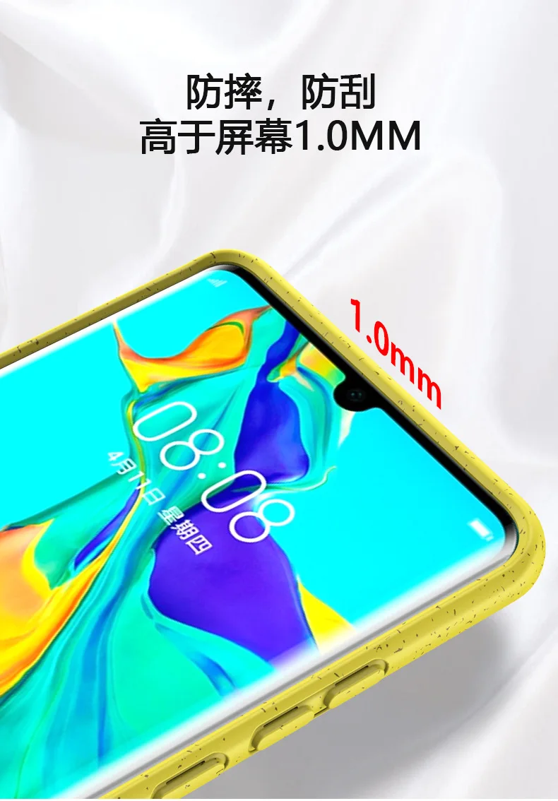 Карамельный цвет матовый чехол для телефона из ТПУ с принтом "для huawei P30 Pro силиконовый тонкий мягкий прозрачный чехол для стойкая к механическим повреждениям чехол для huawei P30 P30 Lite Coque