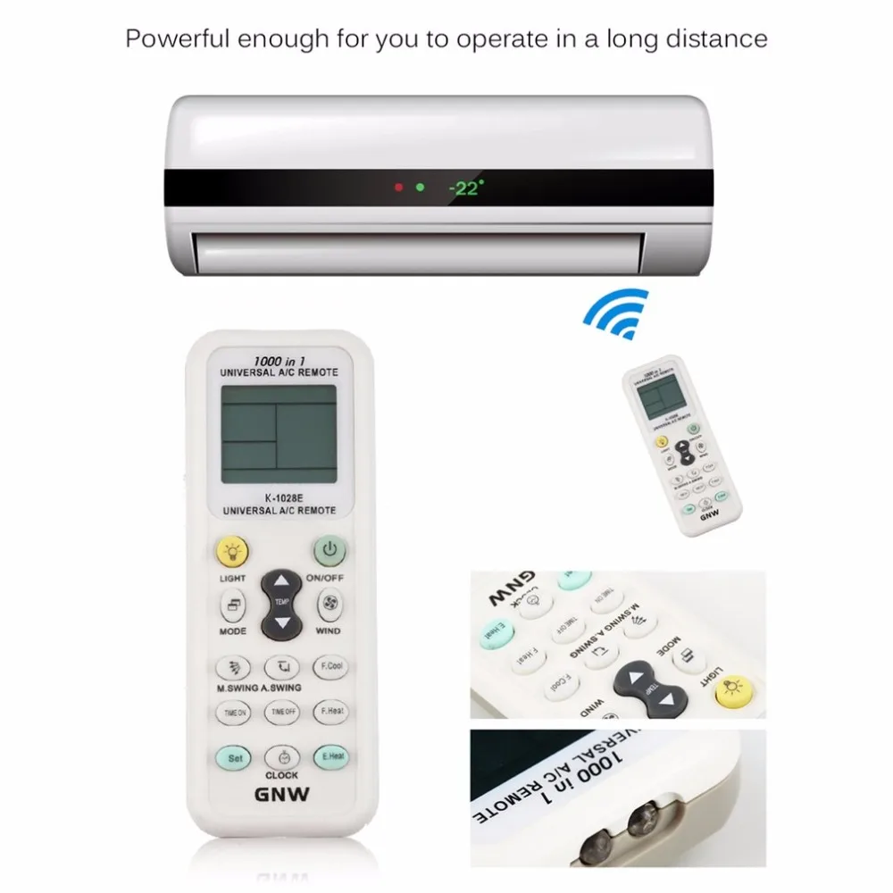 

Universal LCD A/C Muli Remote Control for Air Condition -Y557 Hot Selling