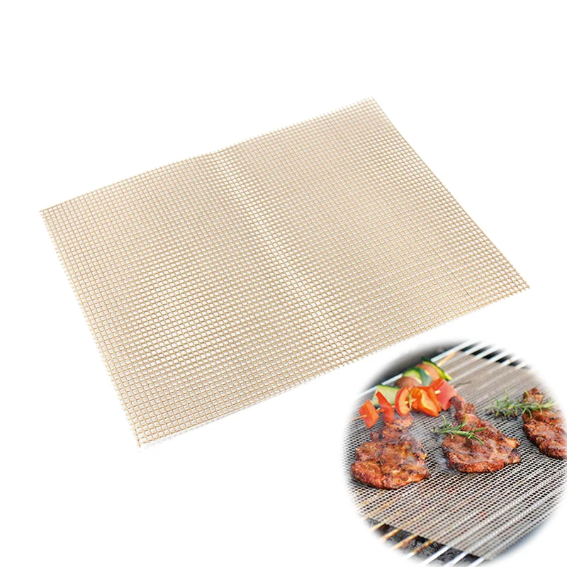 Image result for BBQ Grill Mat Non Stick Grid Pad