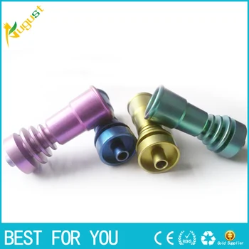 

10pcs/lot Titanium Nail colorful titanium domeless titanium nail 14 & 18 mm as smoking accessary