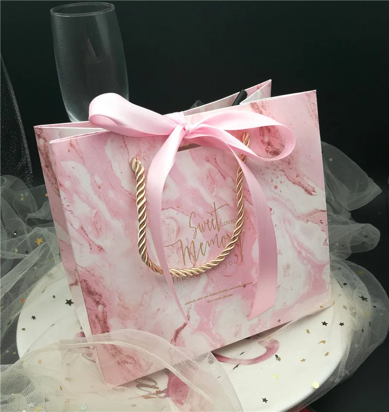 10 шт. новая Оригинальная розовая Свадебная бумажная коробка для конфет, сумка, упаковочная коробка, рождественский подарок, сумка для свадьбы, дня рождения, вечеринок