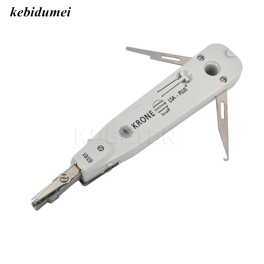 

kebidumei New KRONE LSA-Plus Tool with Sensor Ethernet Network Patch Panel Faceplate Punch Down Tool RJ11 RJ45 Cat5