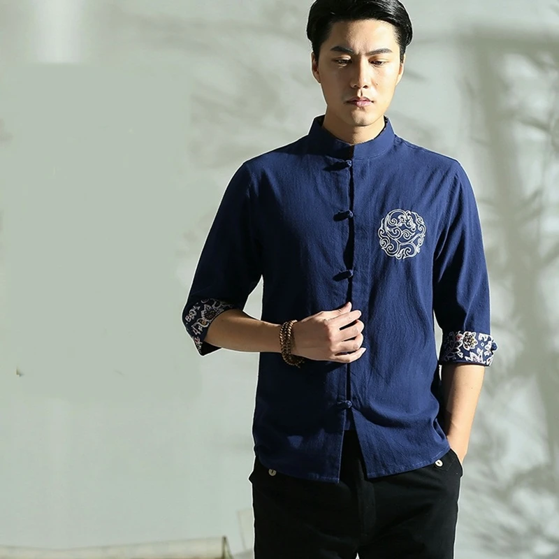 Traditional chinese male clothes Clearance