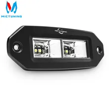 2 pcs 40 W Montaggio A Incasso A LED Luce di Inondazione Pod Work Light Bar di Guida Della Lampada Della Nebbia per 4X4 off-road Jeep SUV UTV ATV Barca Moto