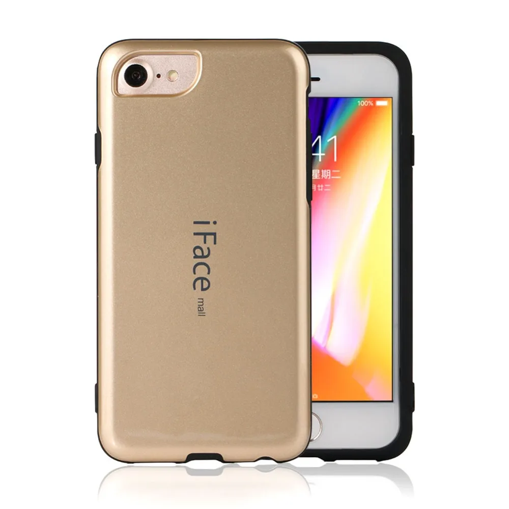 iFace Mall For Apple iPhone 8 Case Shockproof Fashion TPU PC Hard Back
