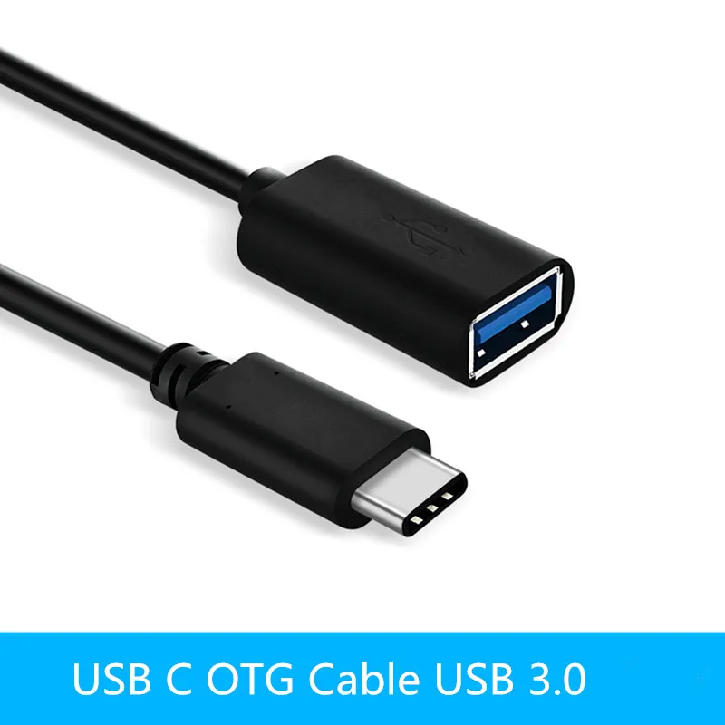 USB C OTG USB кабель 3,0 адаптер типа OTG c OTG для samsung galaxy s8 s9 HUAWEI P10 P20 mate10 pro Macbook USB OTG 20 см