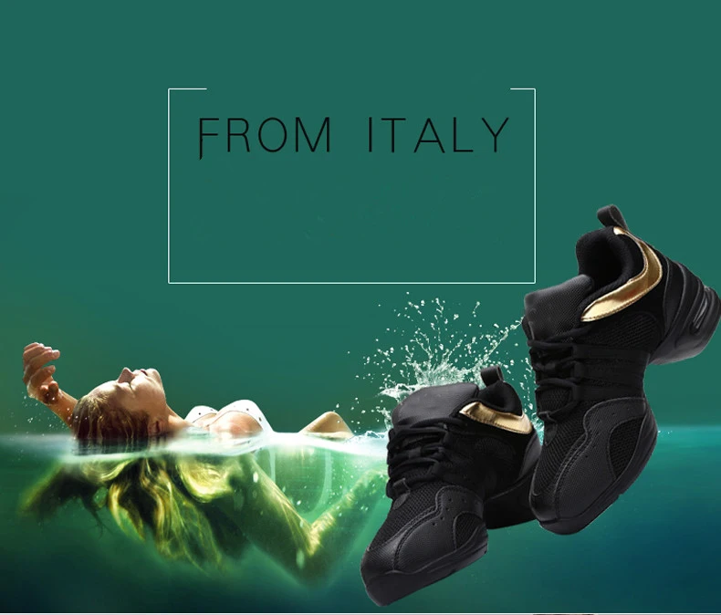 B55 Обувь с дышащей сеткой черные воздушные curshion фитнес открытый Zapatilla De Deporte Джаз Обувь для танцев Танцевальные Кроссовки для женщин