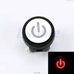 2018 Кнопка Светодиодный индикатор переключателя мощность Символ Кнопка Выключатель без фиксации чехол для компьютера переключатель
