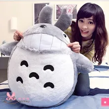 Большой 90 см totoro смех, кукла плюшевая игрушка подарок на день рождения w4147