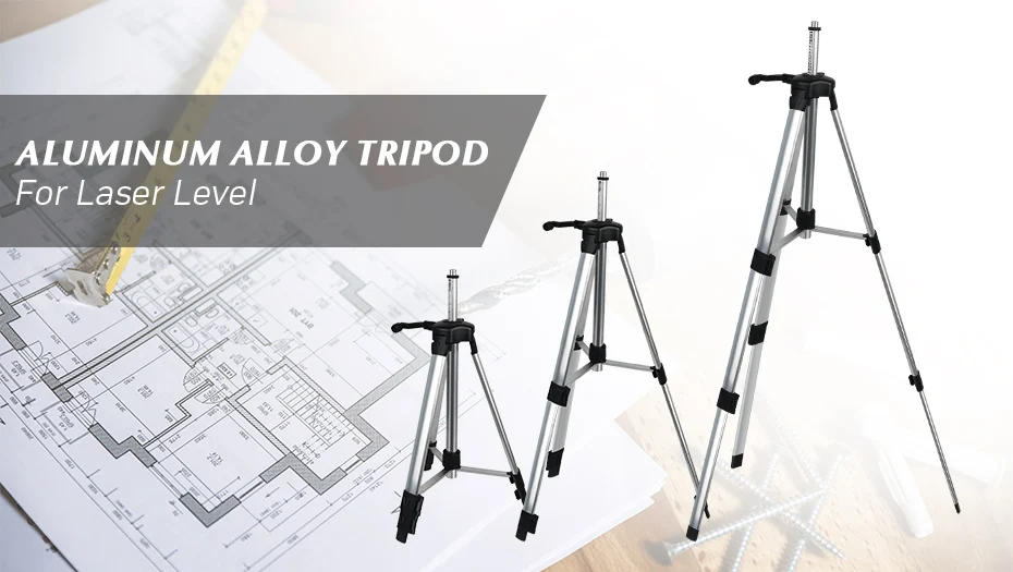 Aluminum alloy Tripod 120CM /1.2M Laser Level Tripod Nivel Laser Tripod for Laser Level Adjustable Tripod