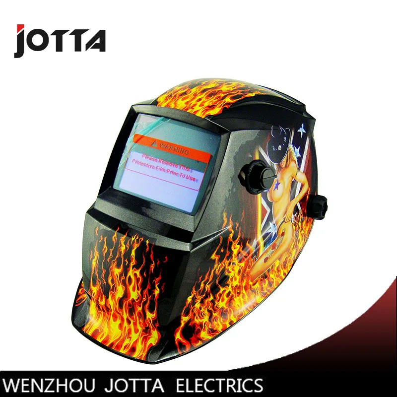 

balck fire Auto darkening welding helmet/face mask/Electric welder mask/cap for the welding machine
