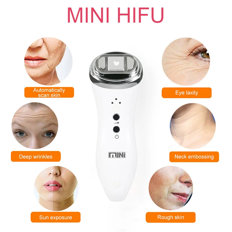 Portable Hifu High Intensity Focused Ultrasound Hifu Face Body Lift HIFU Wrinkle Removal Beauty Machine Skin Tightening Care