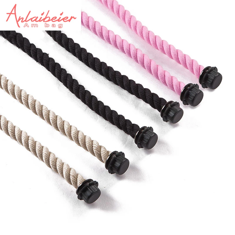 

ANLAIBEIER 1 pair long short hemp rope handle for Obag AMbag handle 70cm 40cm for O BAG women handbag EVA bag