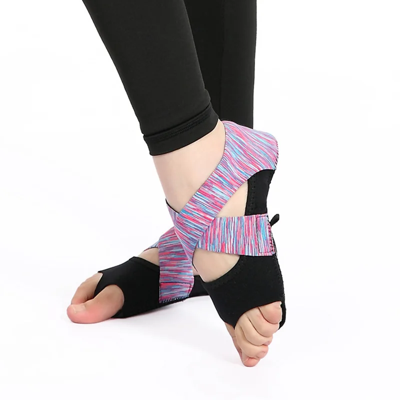 

Professional Fitness Ladies Girls Women Antiskid Sport Pilates Yoga Non Slip Grip Elasticity Softness Shoes Air Yoga Socks