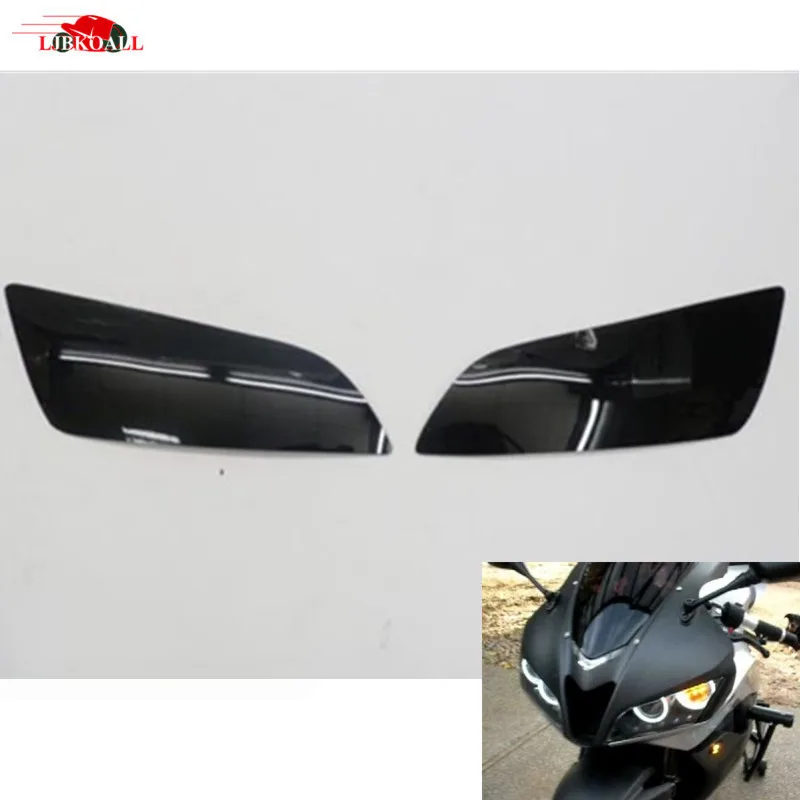 2 Pcs High Quality ABS Plastic Smoke Headlight Cov...