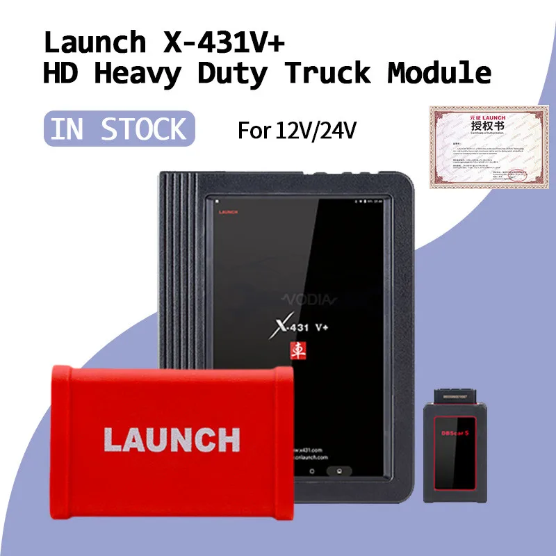 Launch X431 V+& X431 HD сверхмощный 10," планшет диагностический сканер для грузовиков инструмент для 12 В/24 В Авто полная система диагностический инструмент