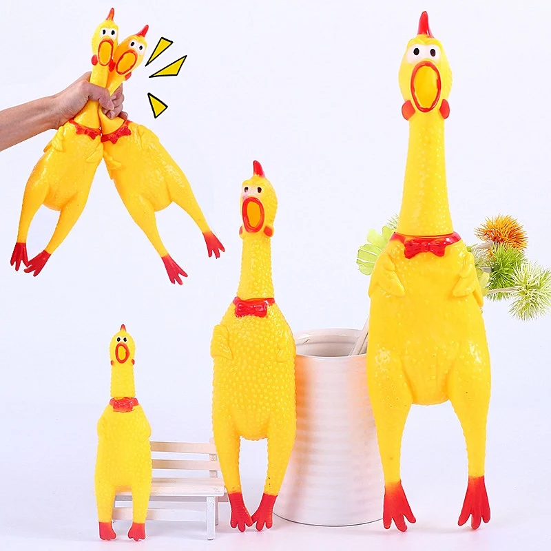Кричащая куриная игрушка веселая игрушка-сжималка со звуком новинка сжимаемая