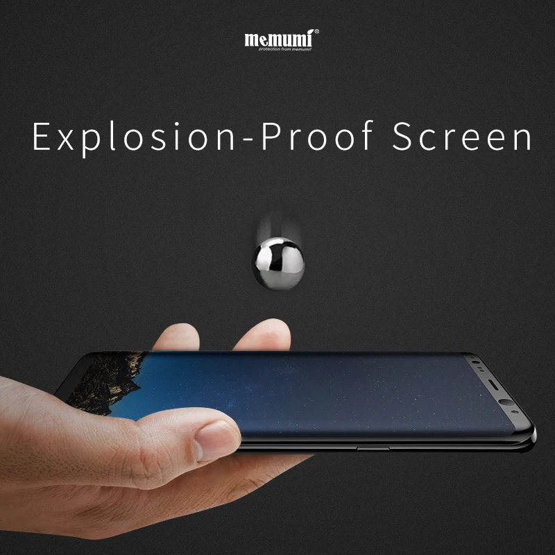 Most Buy wf3pI Memumi Gehärtetem Glas Film für Samsung Galaxy S8 plus Nano 9 H 3D 0,2mm Explosionsgeschützte Displayschutzfolie für Samsung Galaxy S8