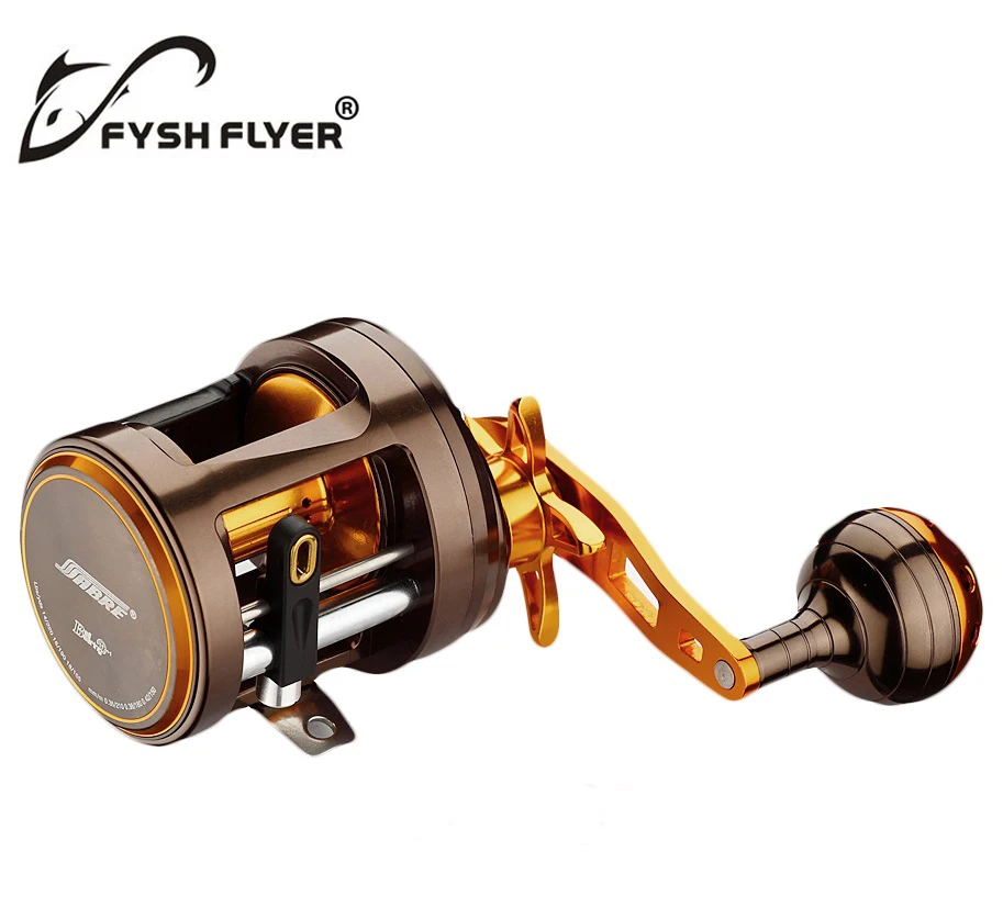 Baitcasing Sea Hawk Премиум Рыболовные катушки; 11+ 1 BB, металлический, магнитный тормоз, высококачественные подшипники и вал из нержавеющей стали