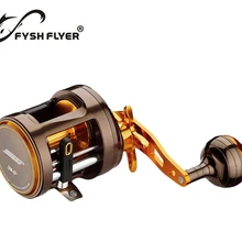 Baitcasing Sea Hawk Премиум Рыболовные катушки; 11+ 1 BB, металлический, магнитный тормоз, высококачественные подшипники и вал из нержавеющей стали