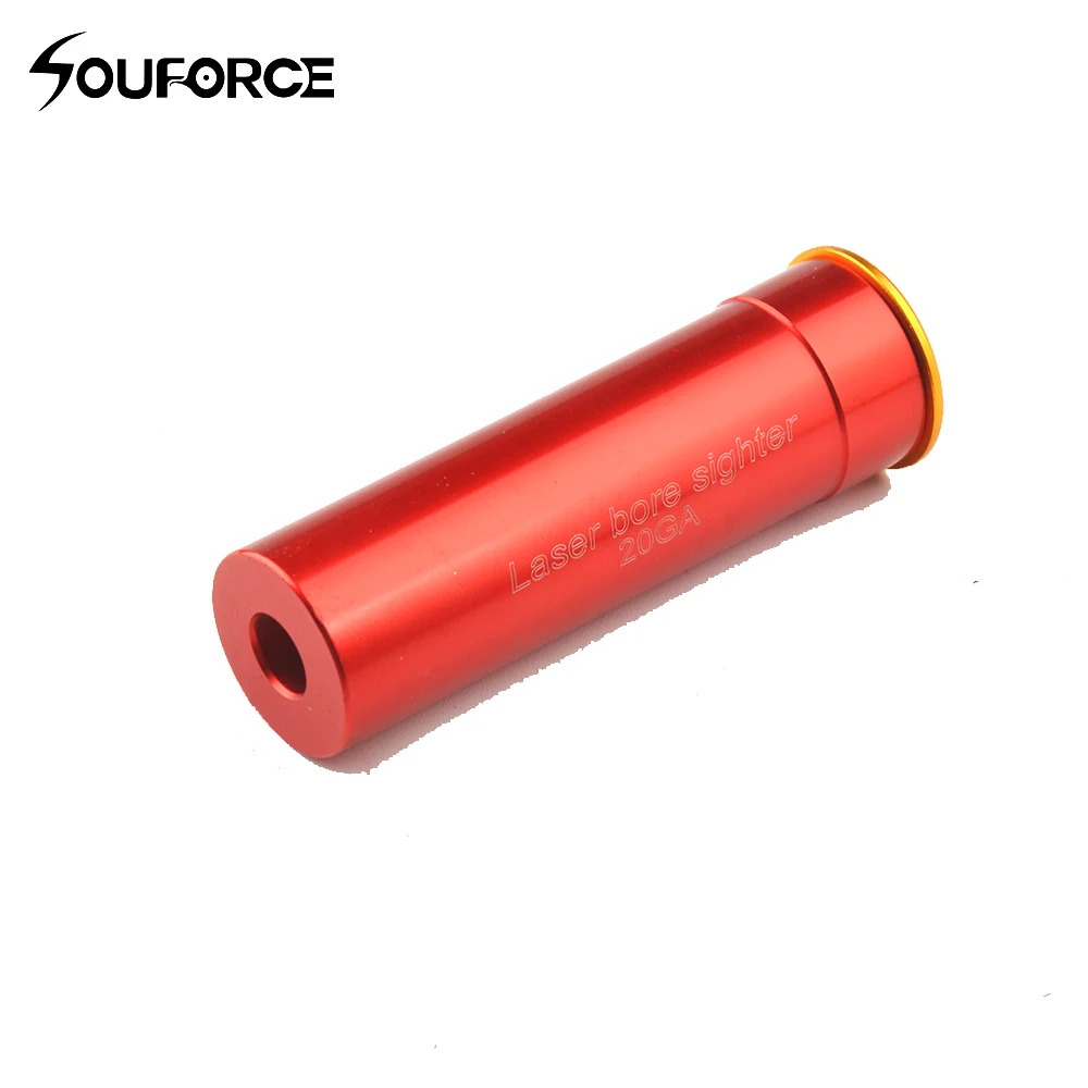 

Tactical Laser Bore Sighter 20 GA Cartridge Boresighter Aluminum Red Sighting Sight Boresight Red Copper 20GA with Buttery
