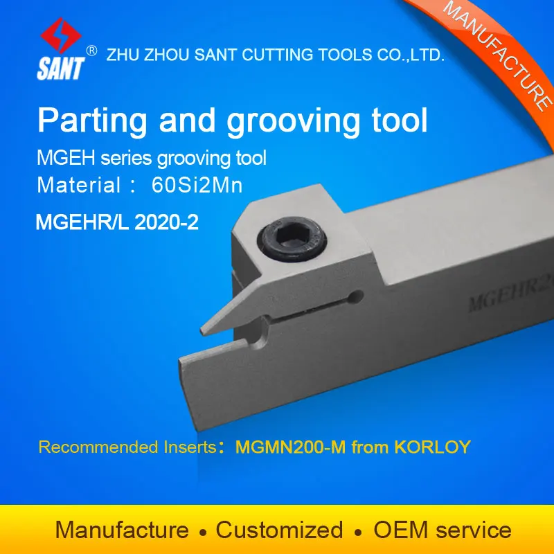 

MGEHR2020-2 External Grooving Turning Lathe Boring Bar Tool Holder For Lathe Machine CNC Cutting Turning Tool Set Holder