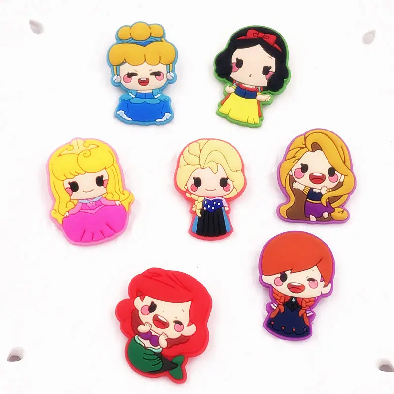 

1Pcs Cute Princess Mermaid Elsa Anna Badge Cartoon Icon Brooch Pins Badge Anime Figure Button Badge Backpack Clothes Hat Decor