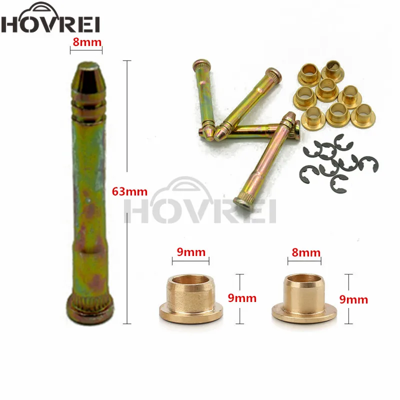 

Car Door Hinge Pin set For Honda Civic Accord CR-V CRX CX DX EX SI EG6 B16 D16 EK EG EH EJ and Bushing Repair Kit