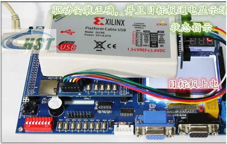 Xilinx Платформа USB скачать кабель для Virtex FPGA/CPLD JTAG SPI in circuit Debugger программатор