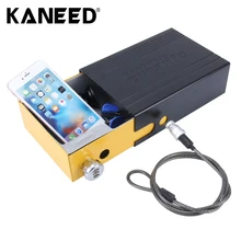 Portable safe storage box Multi-fuctional Safe Storage Steel Plate Keyword Rotation Button Box