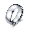Qianbei 8mm Classic Wedding Ring for Men Women Three Color Stainless Steel US Size 7-12 3