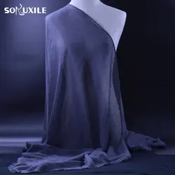 SOKUXILE для женщин шарф 2018 Новый мусульманский демисезонный хлопок Мягкий марли большой Размеры 180 * см 90 см шарфы для девушек