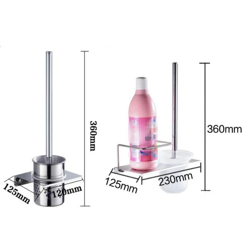 304 набор из нержавеющей стали для туалетной щетки ABS Щетка Для Чистки ванной комнаты вентиляционная головка/стеклянная чашка для туалета настенная вешалка для хранения