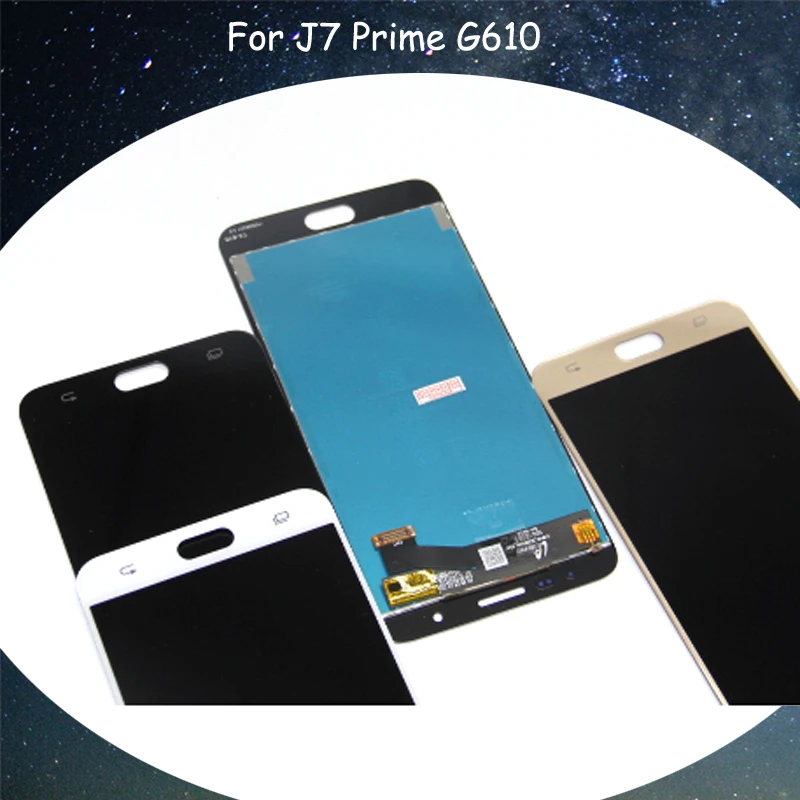 

Black White Gold For Samsung Galaxy J7 Prime G610 G610F LCD Display + Touch Screen Digitizer