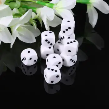 

10Pcs 16mm D3 Six Sided Dices Beads For Dungeons & Dragon D&D RPG Poly Desktop Table Playing Games