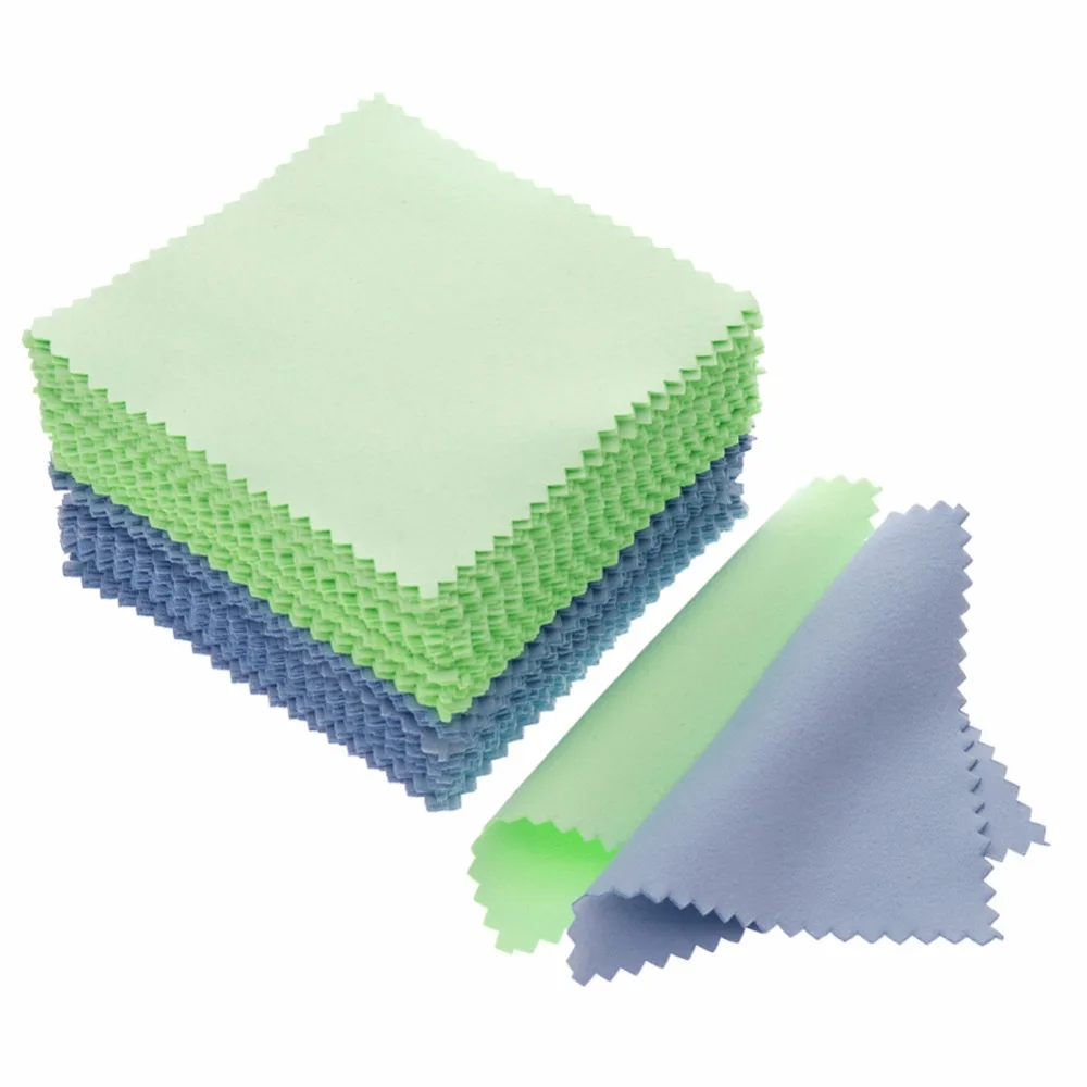 100 Pack 3 Inch Clean Cleaning Cloth Polishing Cloth for Sterling