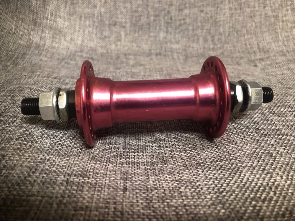 bmx hub 10mm 36h bead ball bearing bmx front hubs red bmx clearance