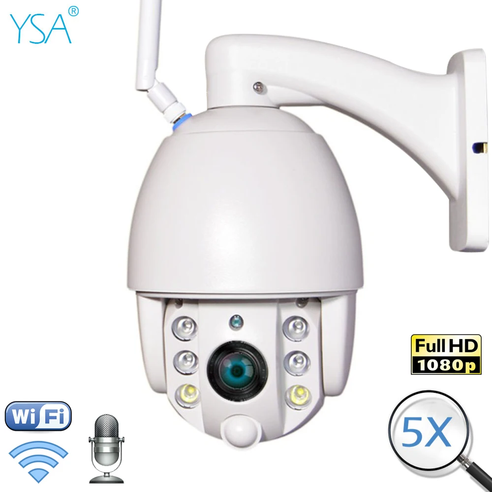 HD 1080P 2MP PTZ IP Camera Outdoor Zoom Waterproof Mini Speed Dome