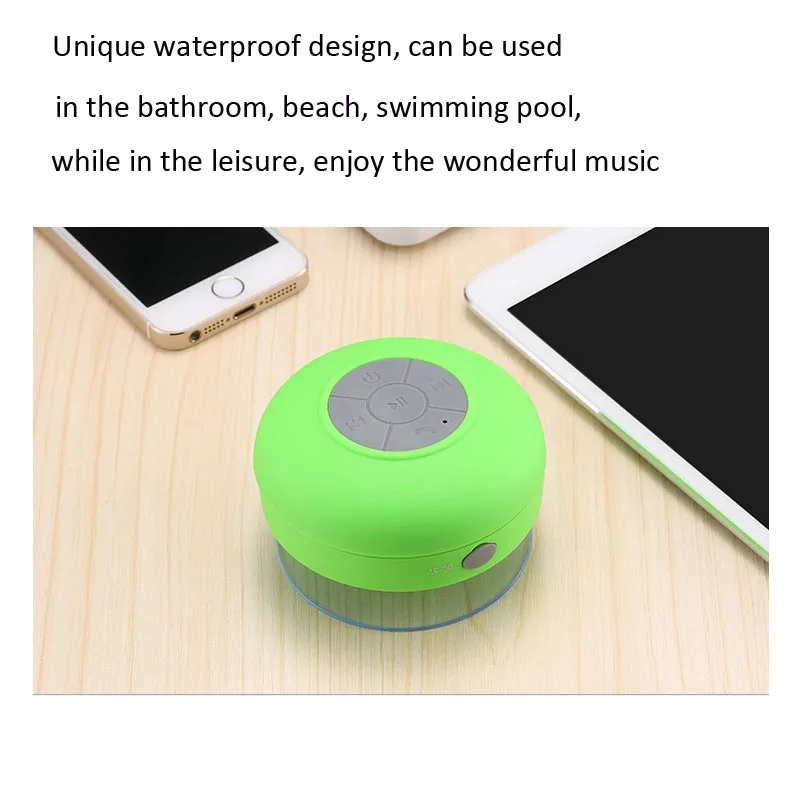 I Key купить 3 Вт четыре Водонепроницаемый Bluetooth присоска кронштейн динамик s ванная комната пляж автомобиль Кухня Полная частота динамик