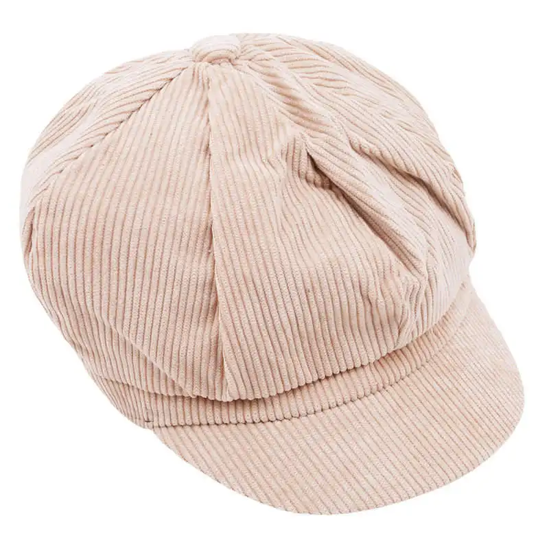 Beige Новинка, Женская винтажная Кепка Newsboy, берет для женщин и мужчин, унисекс, берет живописца, зимняя шапка, женская, Bone, женская, мужская, Femme, Классические Восьмиугольные шапочки - Цвет: Beige