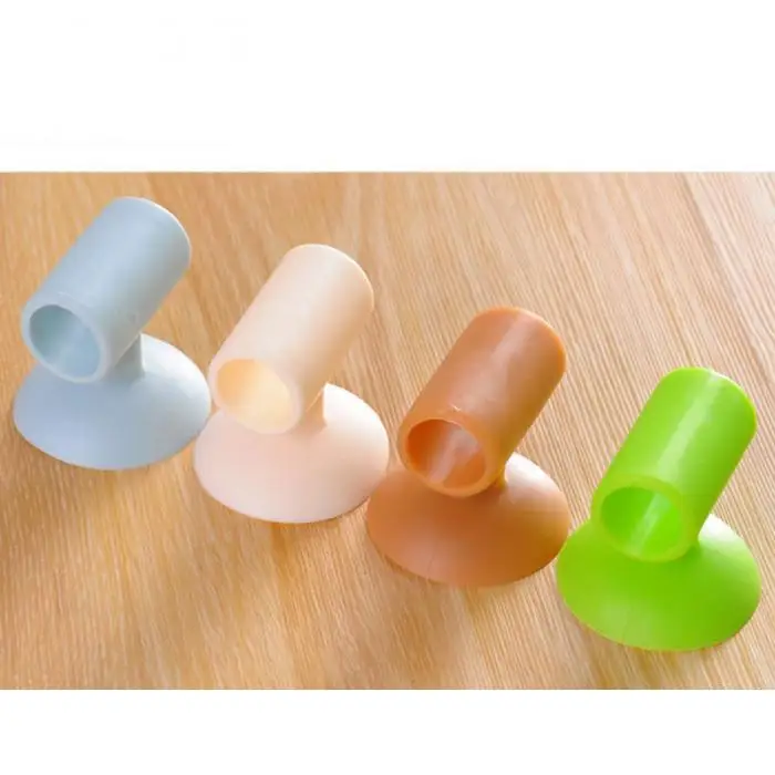 Silicone Door Handle Knob Crash Pad Wall Bumper Guard Stopper Anti Collision Suction Pads TN88