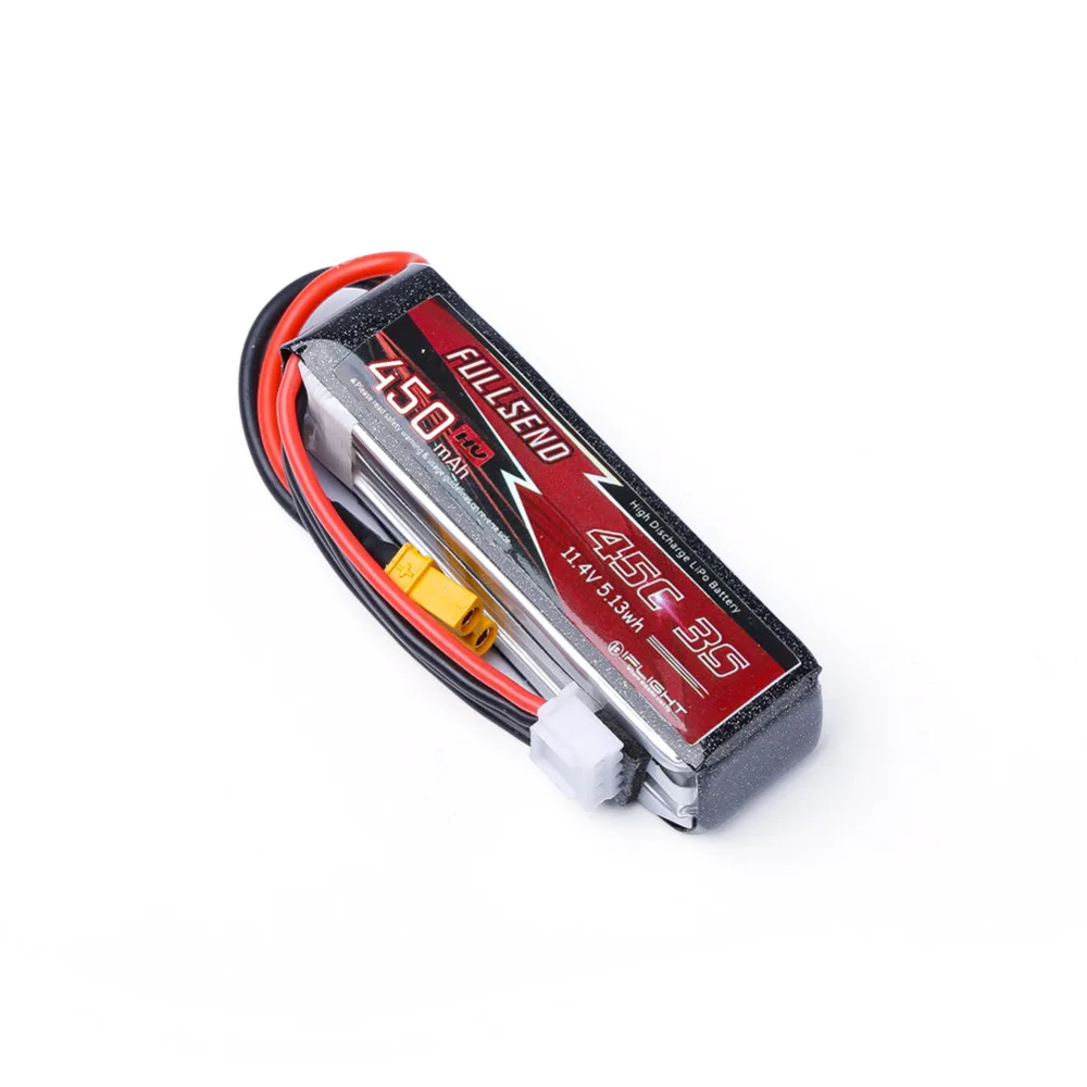 IFlight Fullsend V2 LiPo батарея 450mAh 7 6 V/2 S 11 4 V/3 15 2 V/4S HV 45C с разъемом XT30 для дрона FPV|Детали и