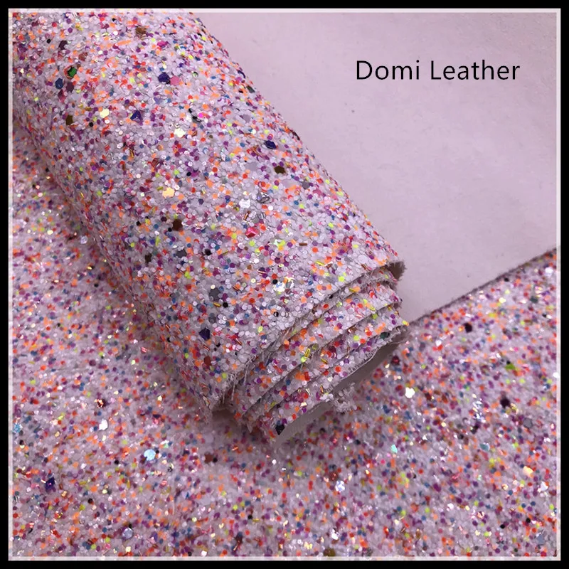 mixed colors chunky glitter fabric (3)